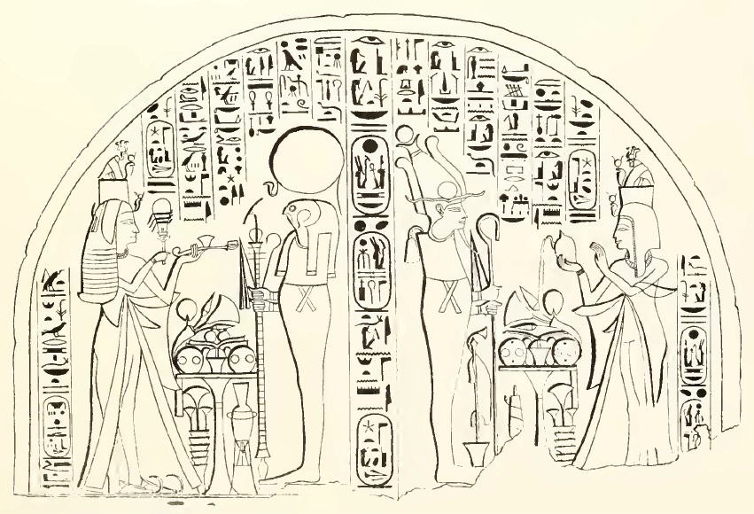 The stela of the God’s Wife, Princess Isis (Acc. no. 1781) Isis-stela-line
